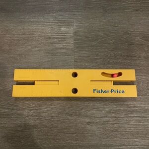 Vintage fisher price leveling tool toy